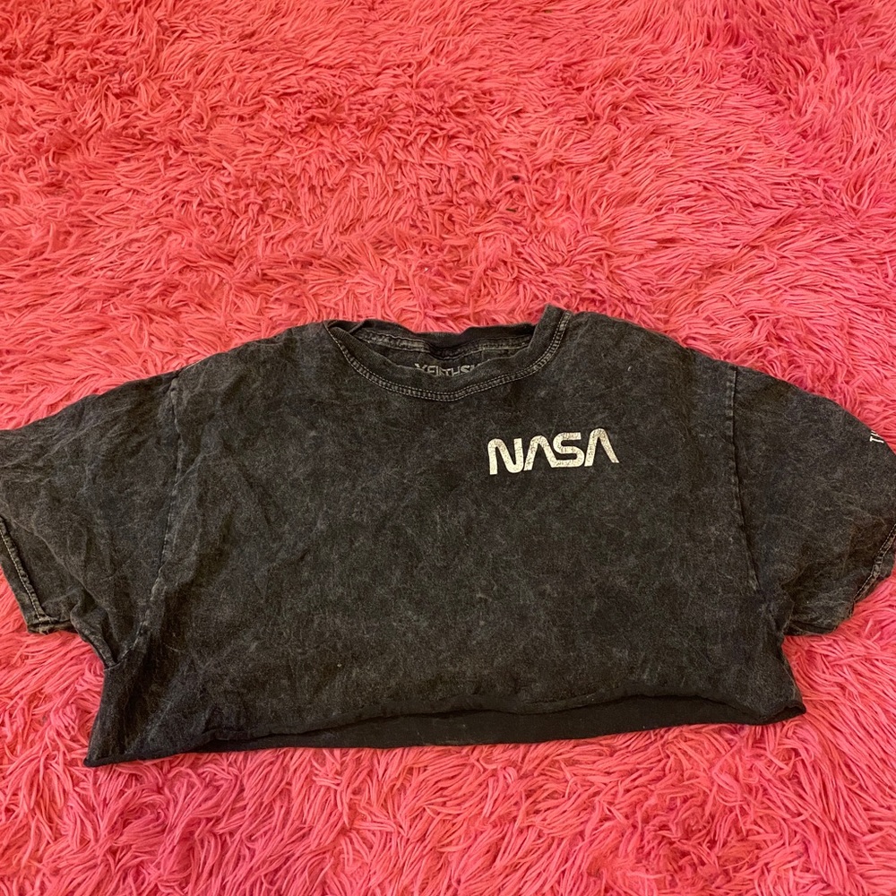 Very cropped NASA top